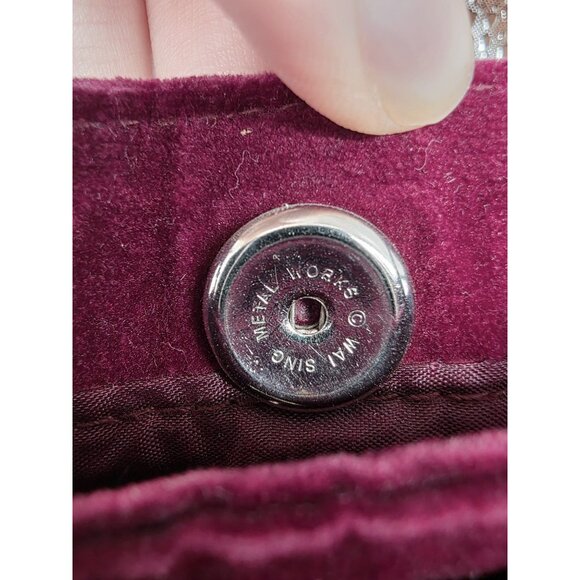 Vintage Stockton Burgundy Velvet Blazer & Bag Set - Picture 11 of 16